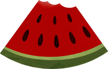 watermelon watercolor paint