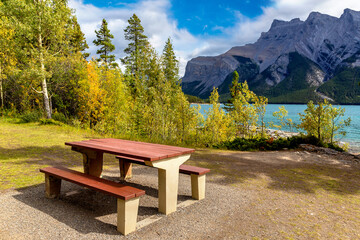Lake Minnewanka in Banff