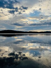 quebec lake monts valin