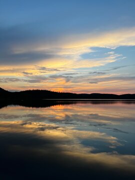 quebec lake monts valin