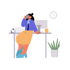 working office woman