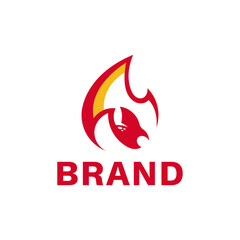 Fire Stingray Logo Design