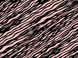 Seamless slanting pattern. Wave print.