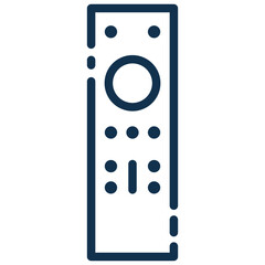 Remote icon in dashed outline style