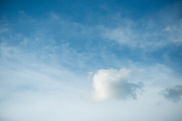 Fototapeta premium The sky with clouds in the morning, evening.