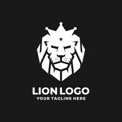 Lion logo design vector illustration