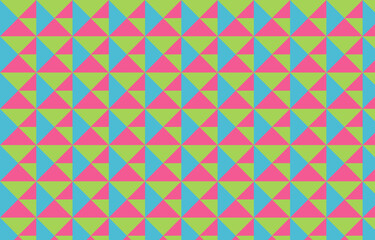 abstract geometric pattern blue, green and pink