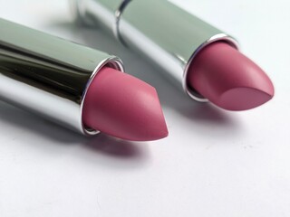 lipstick on a white background