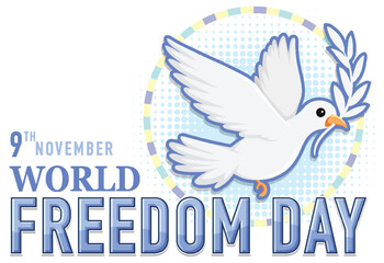 World Freedom Day Logo Design