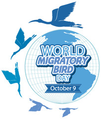 World Migratory Bird Day Banner Concept