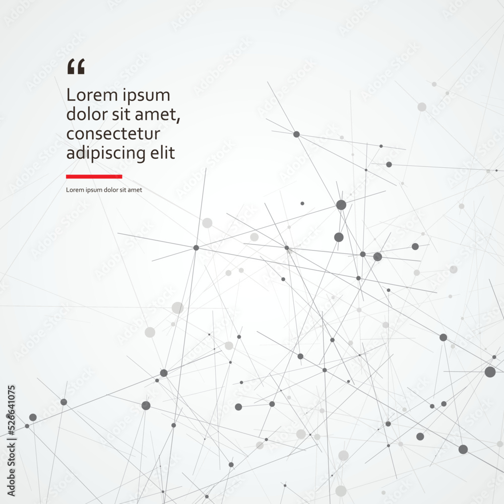 Poster Global network connections with dots and lines. Triangles and polygon futuristic design. Vector abstract shapes