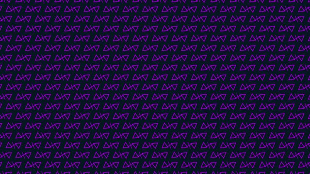 Triangular shape, purple, moving background, abstract, 4k footage