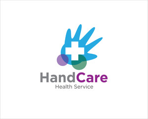 hand care logo designs for medical service and clinic symbols and hospital logo designs