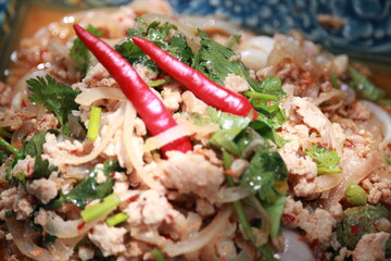 rice with pork