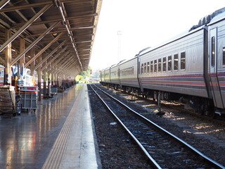 Fototapeta na wymiar train on the station