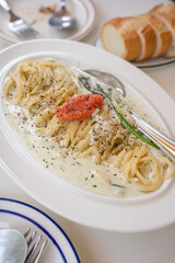 spaghetti with meatballs