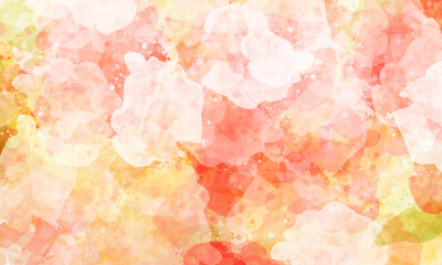 Abstract red watercolor on white background. The color splashing on the paper. It is a hand drawn.