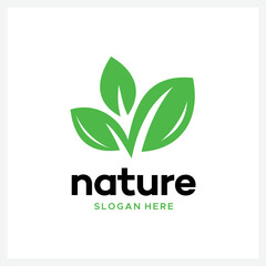 nature select logo design template