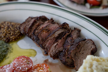 grilled steak