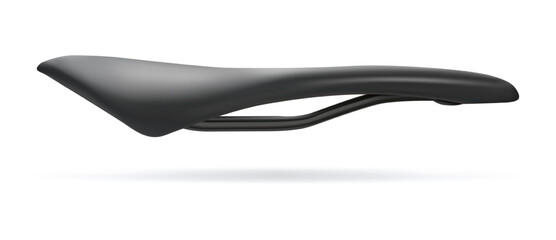 Vector illustration, bicycle saddle, road sports saddle