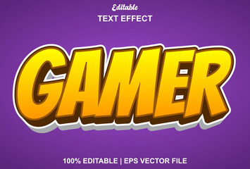gamer text effects and editable.