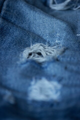 blue jeans pocket