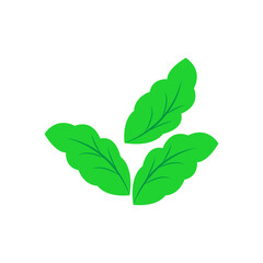 leaf icon ilustration vector