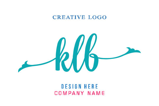 KLB lettering, perfect for company logos, offices, campuses, schools, religious education
