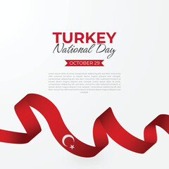 Turkey national day design concept