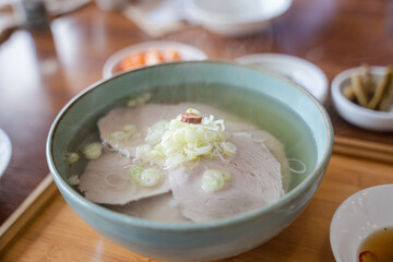 Gomtang, a famous restaurant in Jeju Island