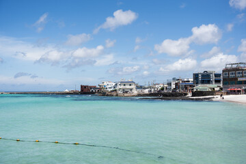 Fototapeta premium boats on the beach