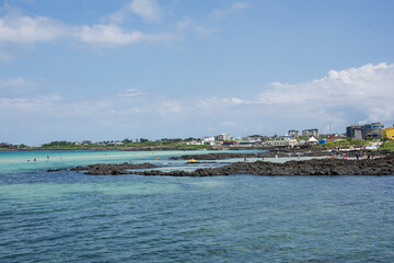 view of the sea and the city of the city