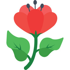 Hibiscus Vector Icon