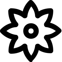 Sunflower Vector Icon