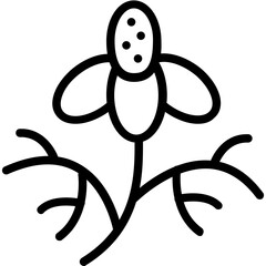 Pansy Vector Icon