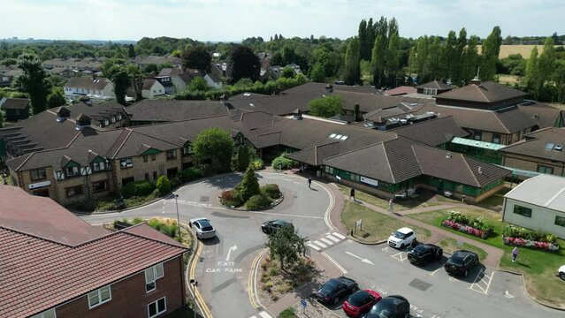 Rivers private hospital Sawbridgeworth Uk aerial view