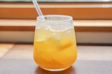 glass of orange juice