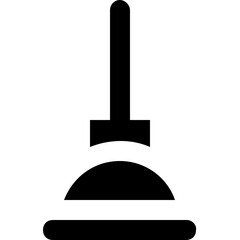 Toilet Pump Vector Icon