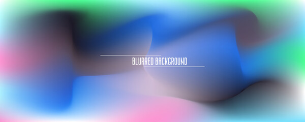 Blue and green colored mixture smooth background with gradient effects. Vector illustration, colorful cloud like illustration