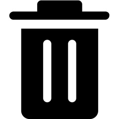 Dustbin Vector Icon