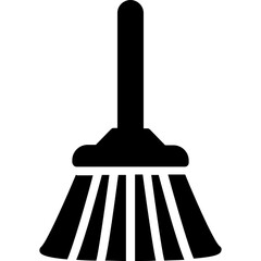 Broom Vector Icon