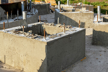 Removal of formwork from concrete structures.