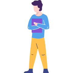 Fototapeta premium Client brief icon marketer flat vector isolated
