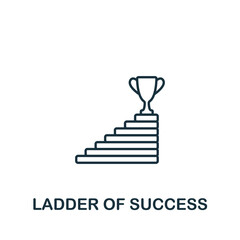 Lader Og Success icon. Line simple Success icon for templates, web design and infographics