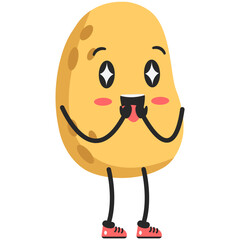 Surprize Potatoes Character Illustration