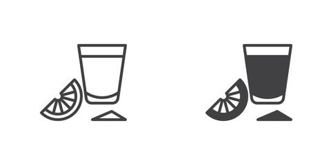 Tequila shot icon