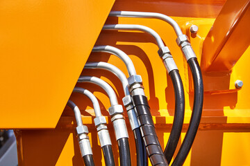 Hoses of hydraulic machine