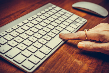 Computer keyboard concept