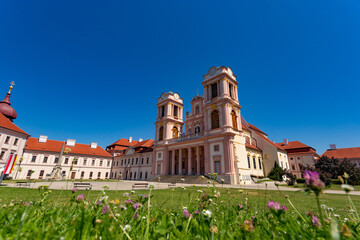 Summer day in Gottweig Abbey (German name is Stift G?ttweig) in