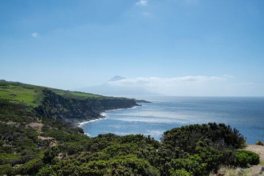 Portugal, Azores, Coastline of Faial Island